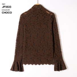T shirt Cleo bruin