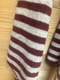 Sjaal Amara – Bordeaux /Taupe