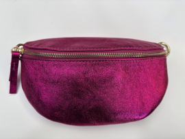 heuptas klein leer pink metalic