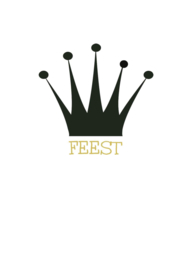 wenskaart Feest kroon
