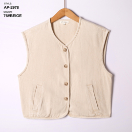 Gillet  Jeanne beige