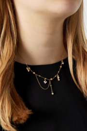 Ketting connected love   goud