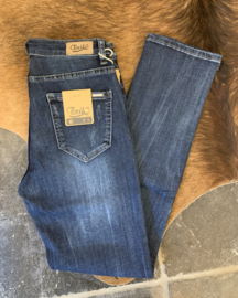 Jeans donker recht H2454#