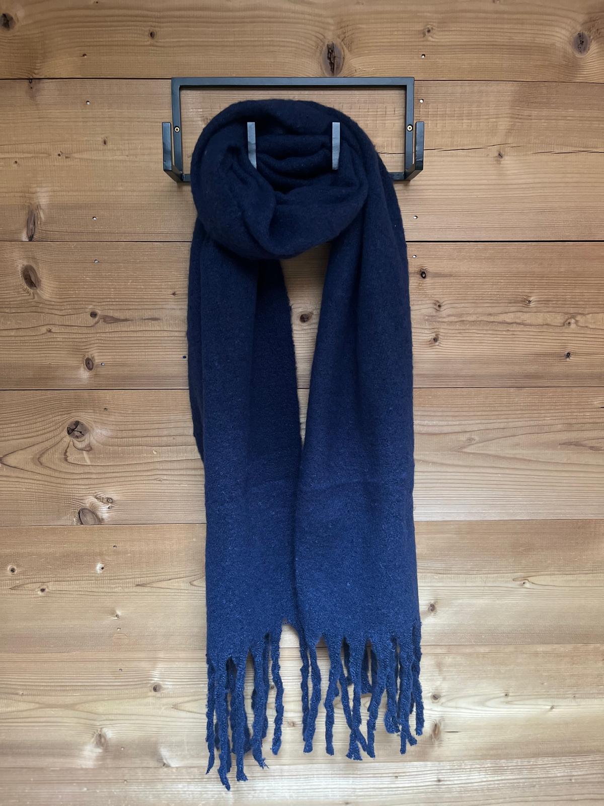 Sjaal Stiene blauw