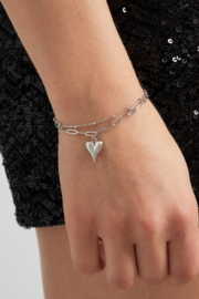 Armbandje Loving Layers  zilver