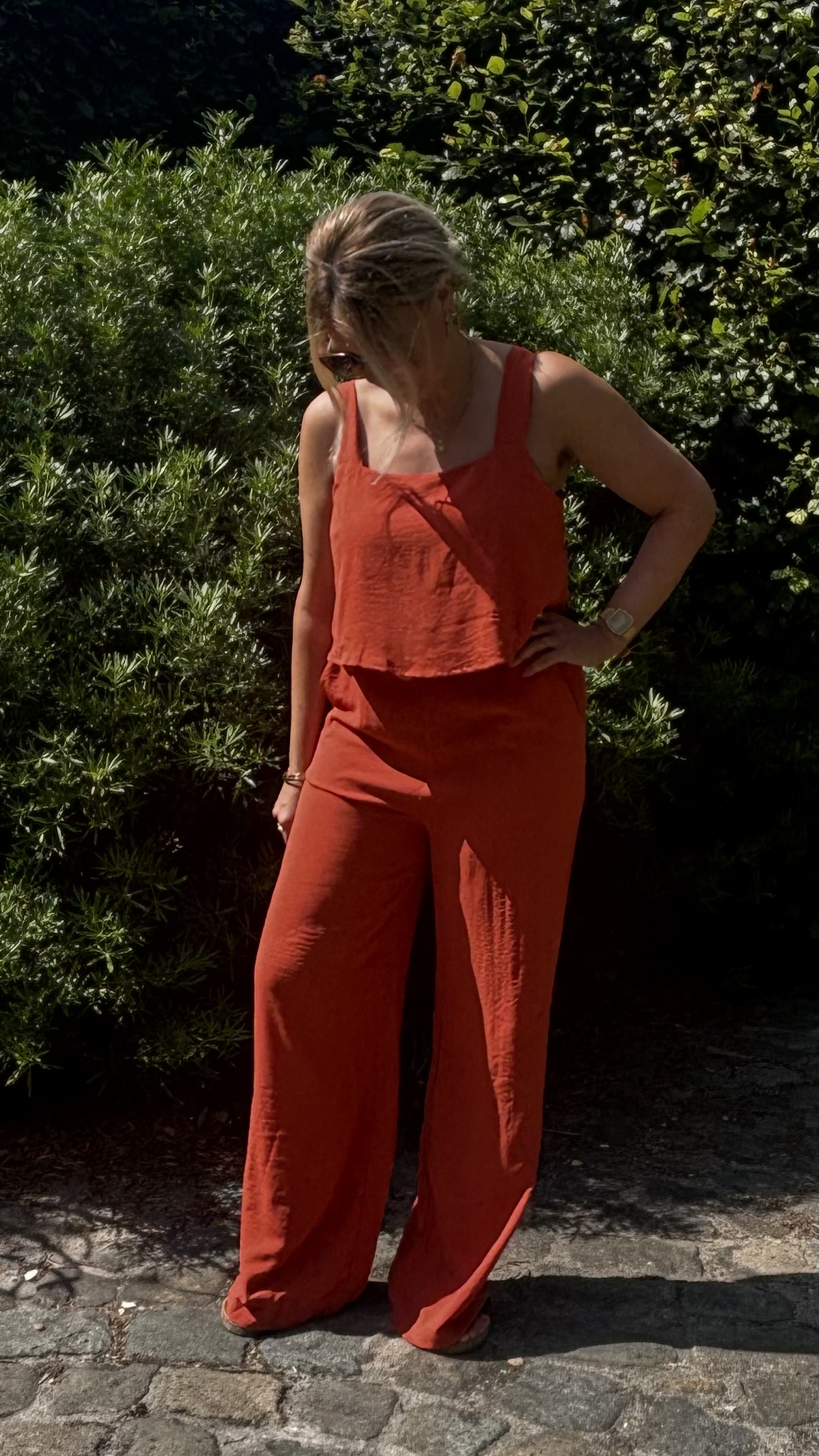 Jumpsuit  Jutta  terracotta