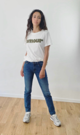 T shirt Amour olif