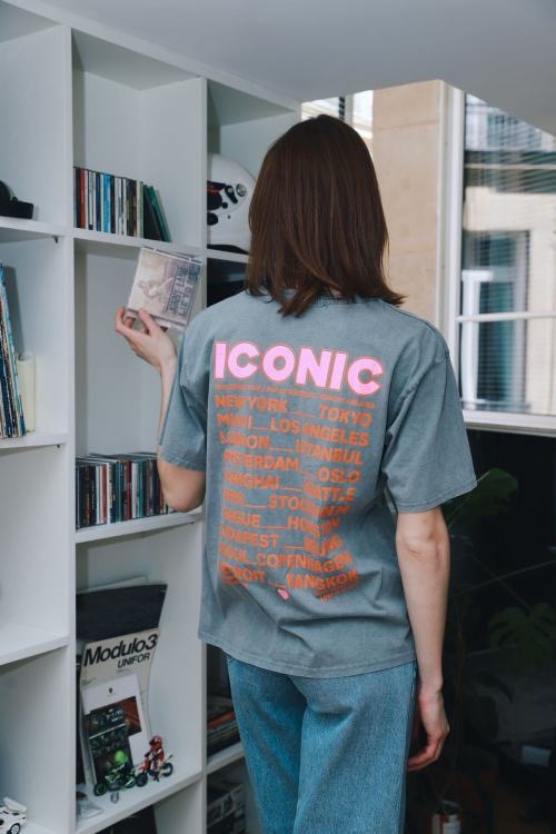 T shirt Iconic TU  grijs
