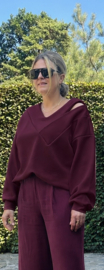 Sweater Eliosa TU burgundy
