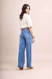 Jeans met centuur  toxik  L21370-2
