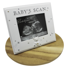 Bambino Echo fotolijstje 'Baby's scan', wit