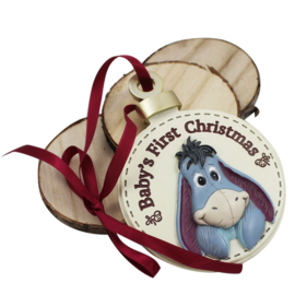 Disney Christmas, 3D hanger Eeyore 'Baby's First Christmas'