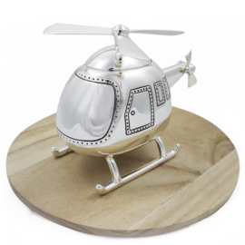 Spaarpot Helikopter, verzilverd
