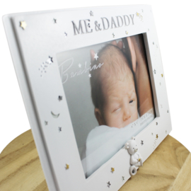 'Bambino' Fotolijstje 'Me & Daddy', wit