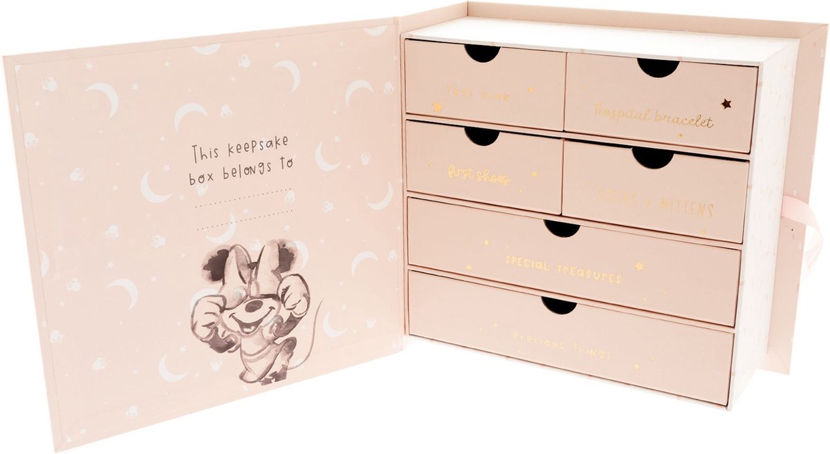 Disney Minnie Keepsake Box (lichtroze)
