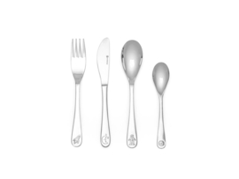 Zilverstad kinderbestek Ruimte, 4-delig, stainless steel