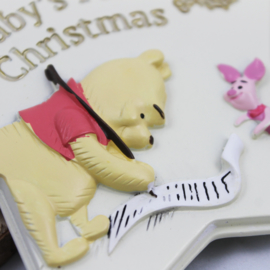 Disney Christmas, 3D hanger Pooh 'Baby's First Christmas'