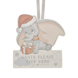 Disney Christmas, 'Santa please stop here' Dumbo