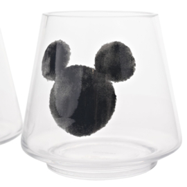 'Disney Home' Mickey Mouse glazen windlichten, set van 2