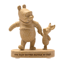 'Disney Pooh' beeldje (wood effect)