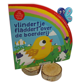 'Kleine beestjes', Vlindertje fladdert over de boerderij