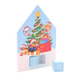 Paw Patrol Christmas, aftel kalender Paw pups