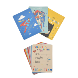 'Warner Bros' Little heroes, Milestone Cards