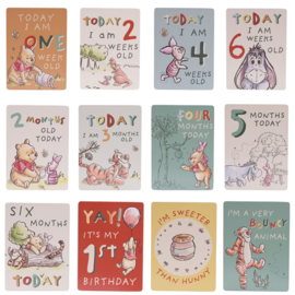 'Disney Pooh' milestone cards