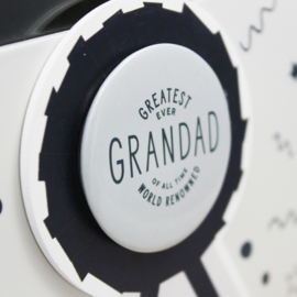 Fotolijstje 'Greatest ever Grandad', licht grijs