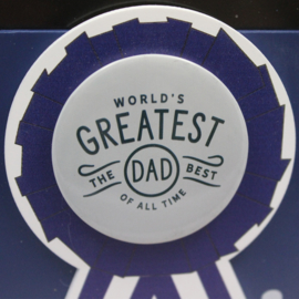 Fotolijstje 'World's greatest Dad', blauw