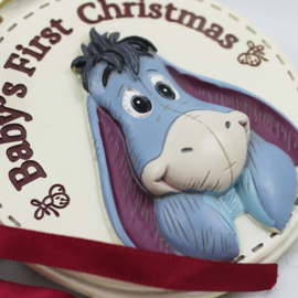 Disney Christmas, 3D hanger Eeyore 'Baby's First Christmas'