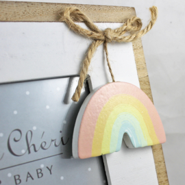 'Petit Cheri' Regenboog fotolijst, wit