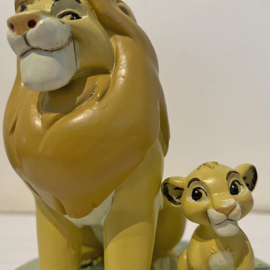 'Disney Lion King' Beeldje Mufasa & Simba, 'My Daddy is King'