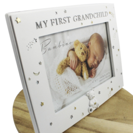 'Bambino' Fotolijstje 'My First Grandchild', wit