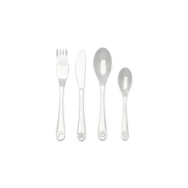 Zilverstad kinderbestek zeedieren, 4-delig, stainless steel