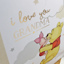 'Disney Pooh' Foto album, 'I love you grandma'