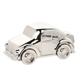Bambino Spaarpot Auto, verzilverd