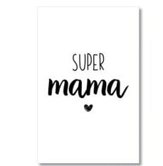 Minikaartje super mama