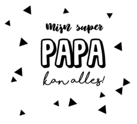Knutselstickers papa/opa