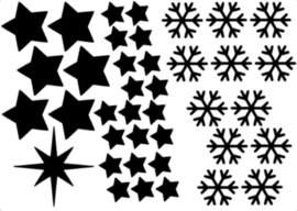 Uitbreiding sterren en sneeuwvlokken
