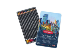 Derwent Procolour Pencils 12 kleuren