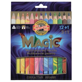 Koh-I-Noor Magic Jumbo Kleurpotloden 13 potloden