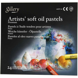 Gallery Artist' Soft Oliepastel Premium 24 kleuren