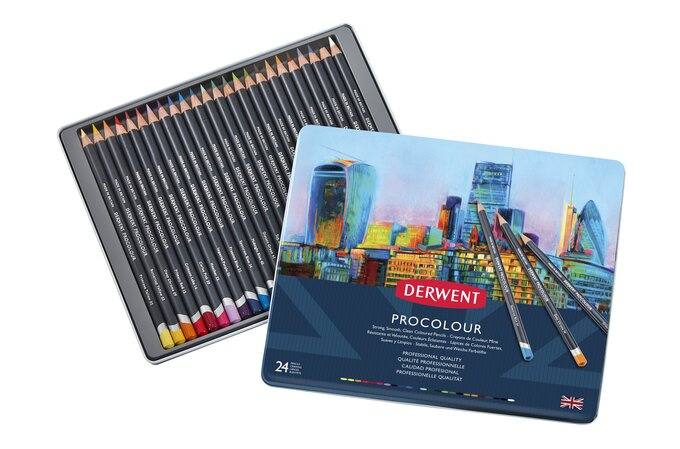 Derwent Procolour Pencils 24 kleuren