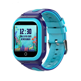 4G Kinder GPS Horloge *met verwisselbare kast/bandjes Blauw