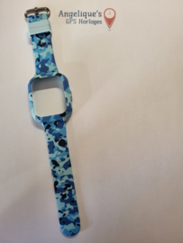 Bandje KT24S camouflage Blauw