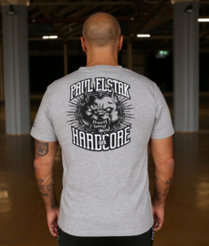 Gray T-shirt Rage - PAUL ELSTAK x 100%HC