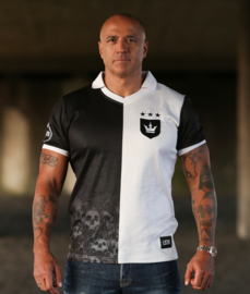 Soccer Shirt MAKE IT FUCKING LOUDER - Black White