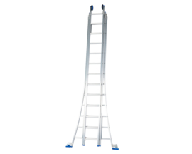 Solide industrieladder 3 x 12 type D