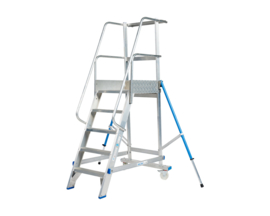 Solide mobiele bordes trap 5 treden